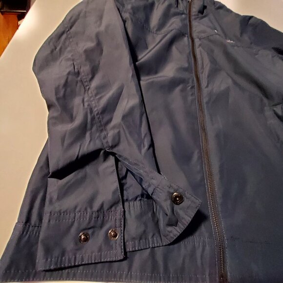 Columbia Mens Navy Full-Zip Lightweight Jacket Size S Water-Resistant - Picture 13 of 15